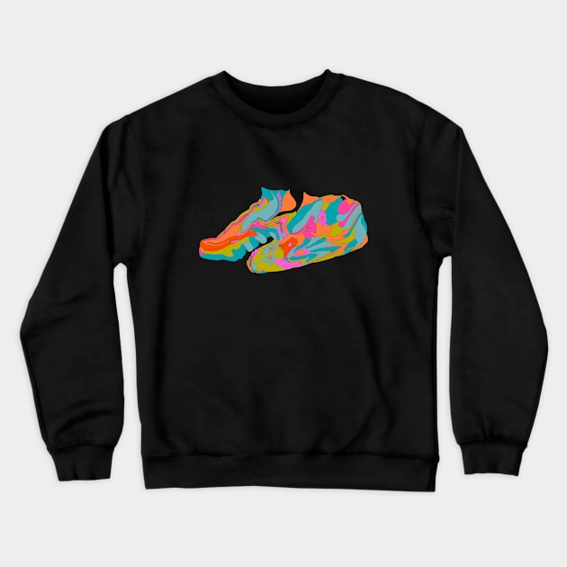 Technicolour Sneakers Crewneck Sweatshirt by jillell